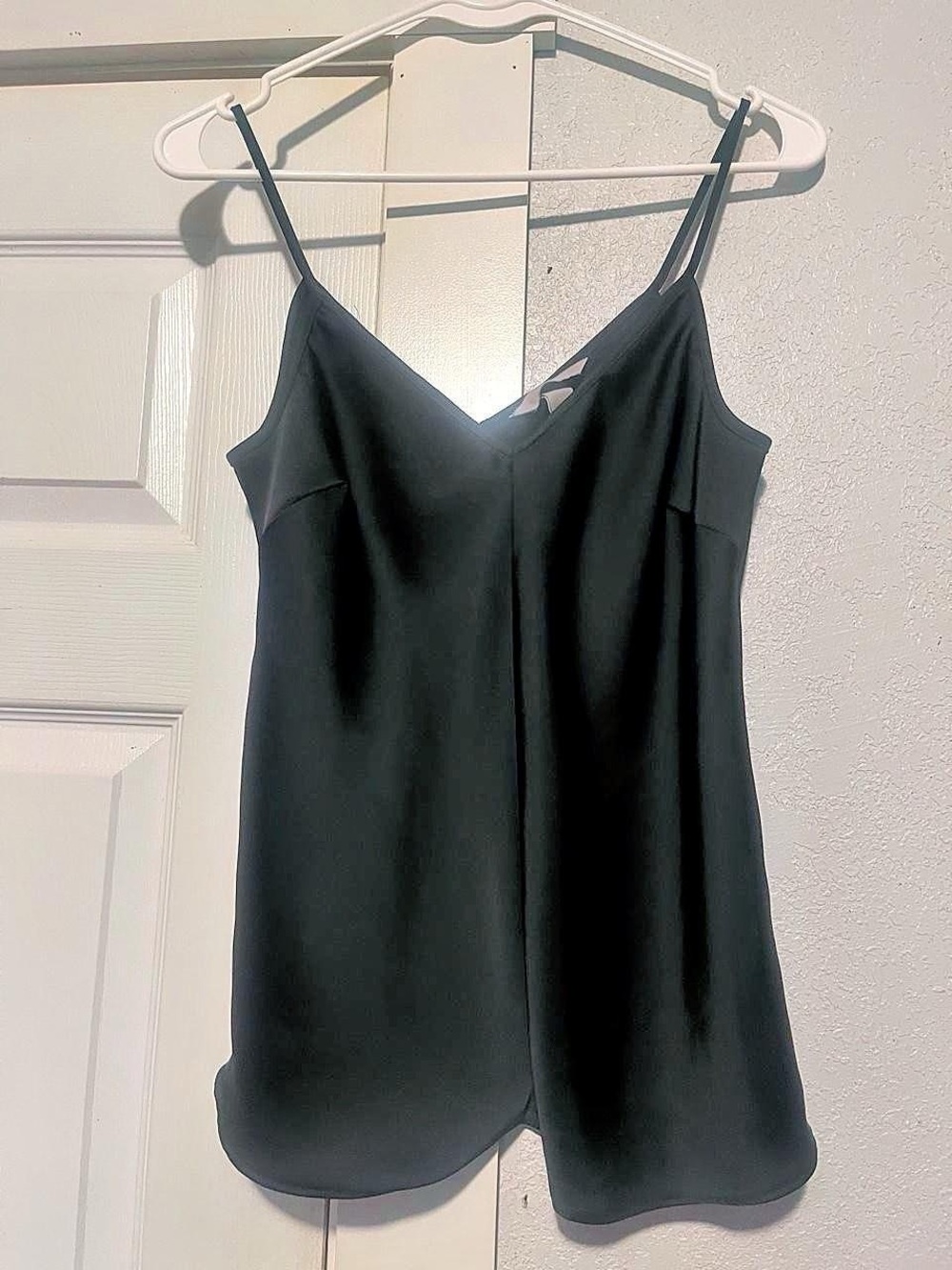 H&M Black V-Neck Spaghetti Strap Camisole